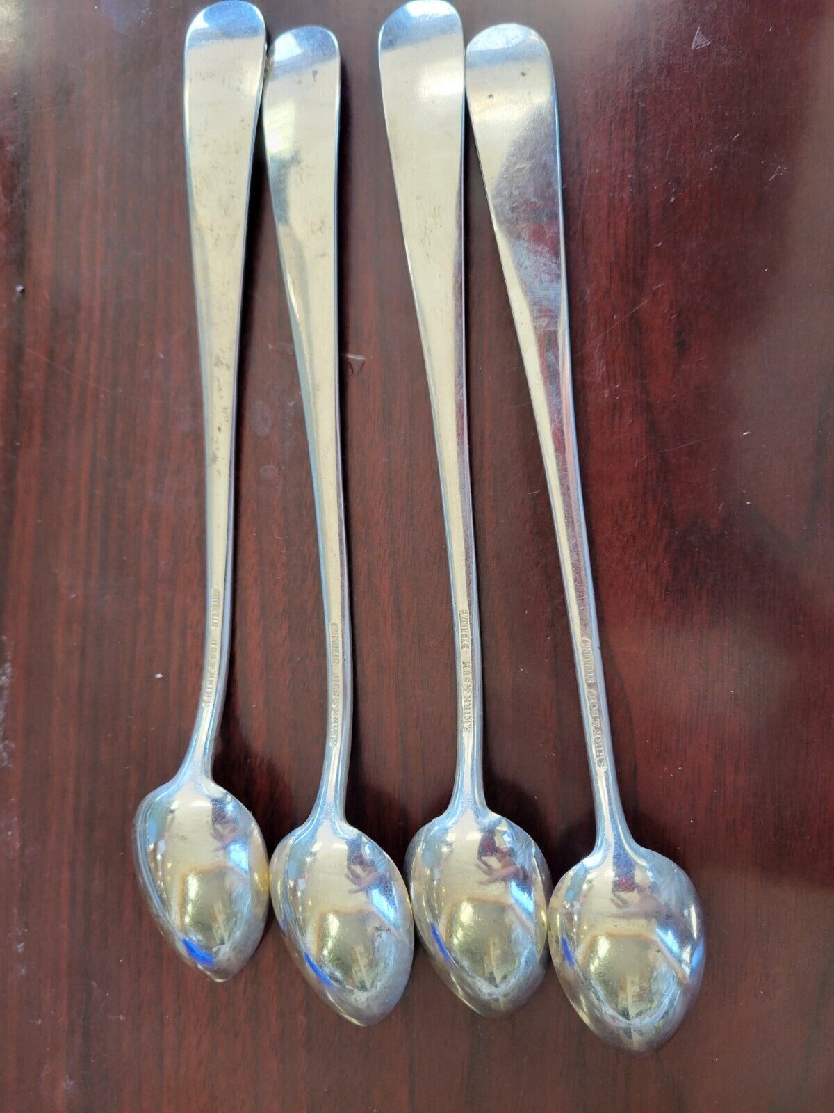 Repousse by Kirk & Sons Sterling Silver 7 1/2" Iced Tea Spoons 4.8oz.