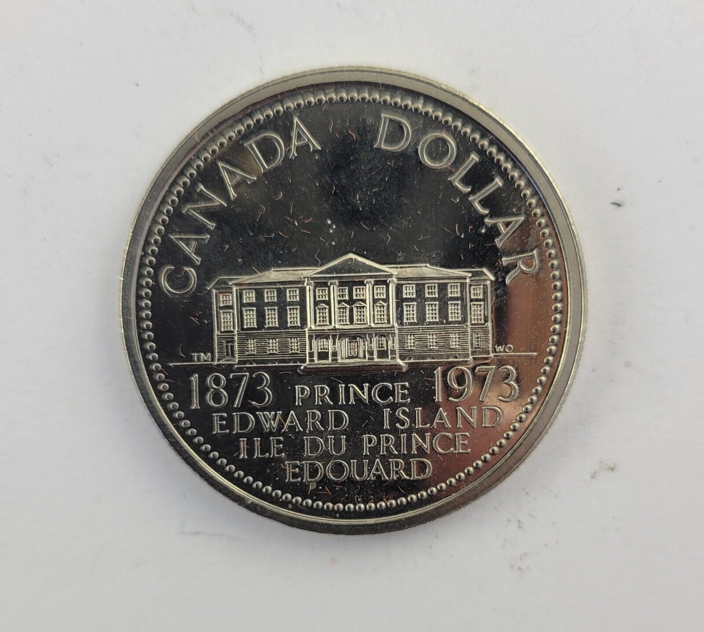 1973 Canada Prince Edward Island Commemorative Nickel Dollar Coin $1 Winnipeg
