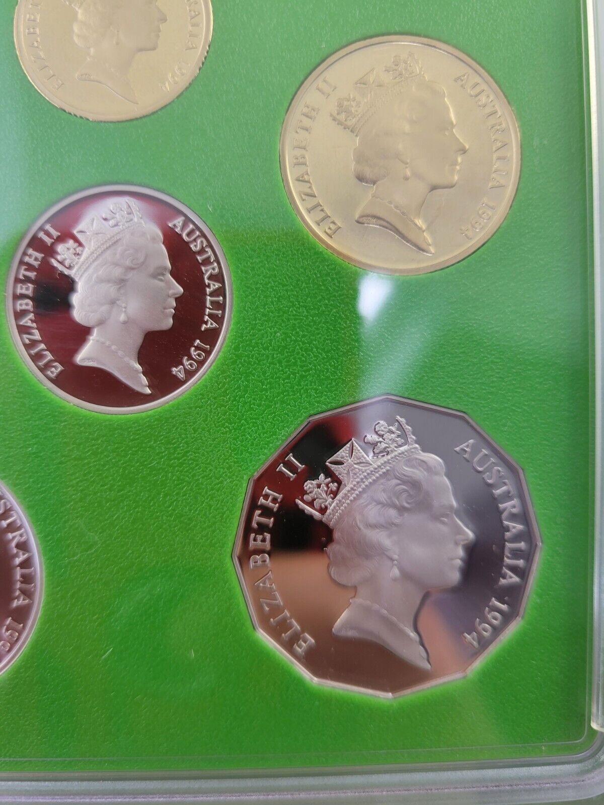 1994 Australian 6 coin Proof Set w/Paperwork $2 Coin Year Of The Family