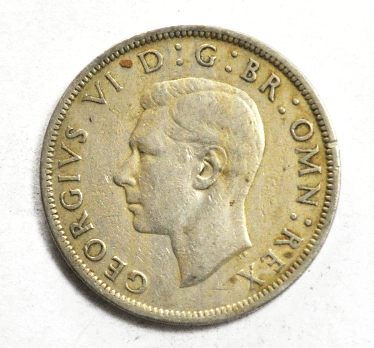 1949 Great Britain Half 1/2 Crown KM# 879 Copper Nickel Coin