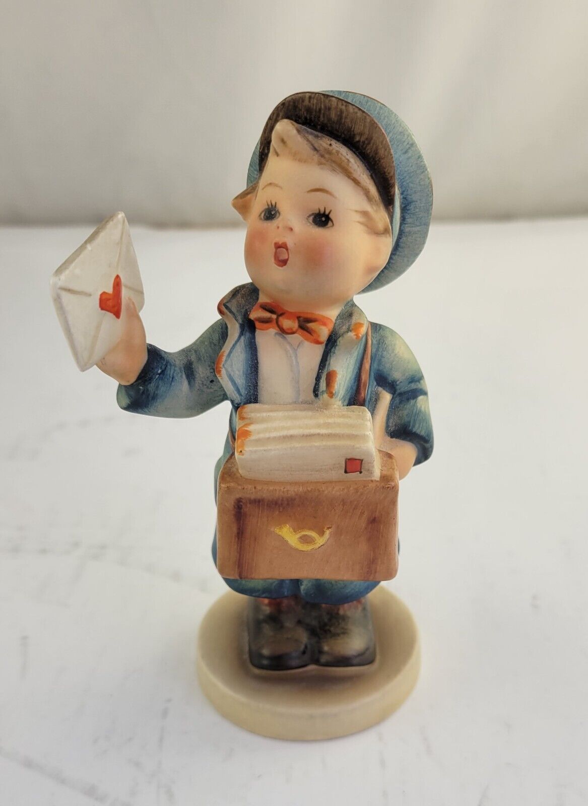 Goebel Hummel 5" Porcelain “Postman” #119 Figurine - TMK2 Tall Germany