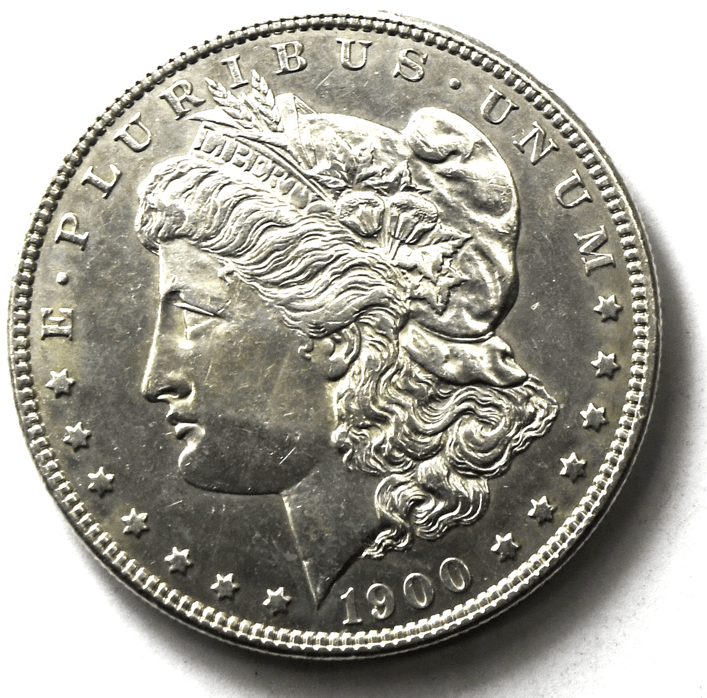 1900 $1 Morgan Silver One Dollar US Coin Philadelphia AU