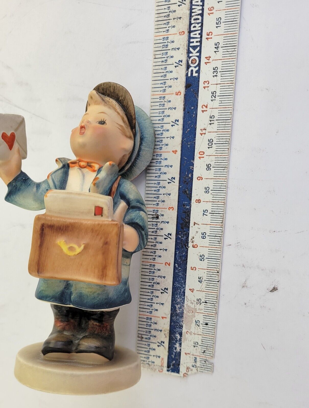 Goebel Hummel 5" Porcelain “Postman” #119 Figurine - TMK2 Tall Germany