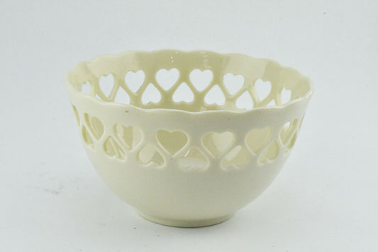Lenox Porcelain Heart Collection Pierced Heart Bowl 3 1/8" tall x 5 1/2" wide