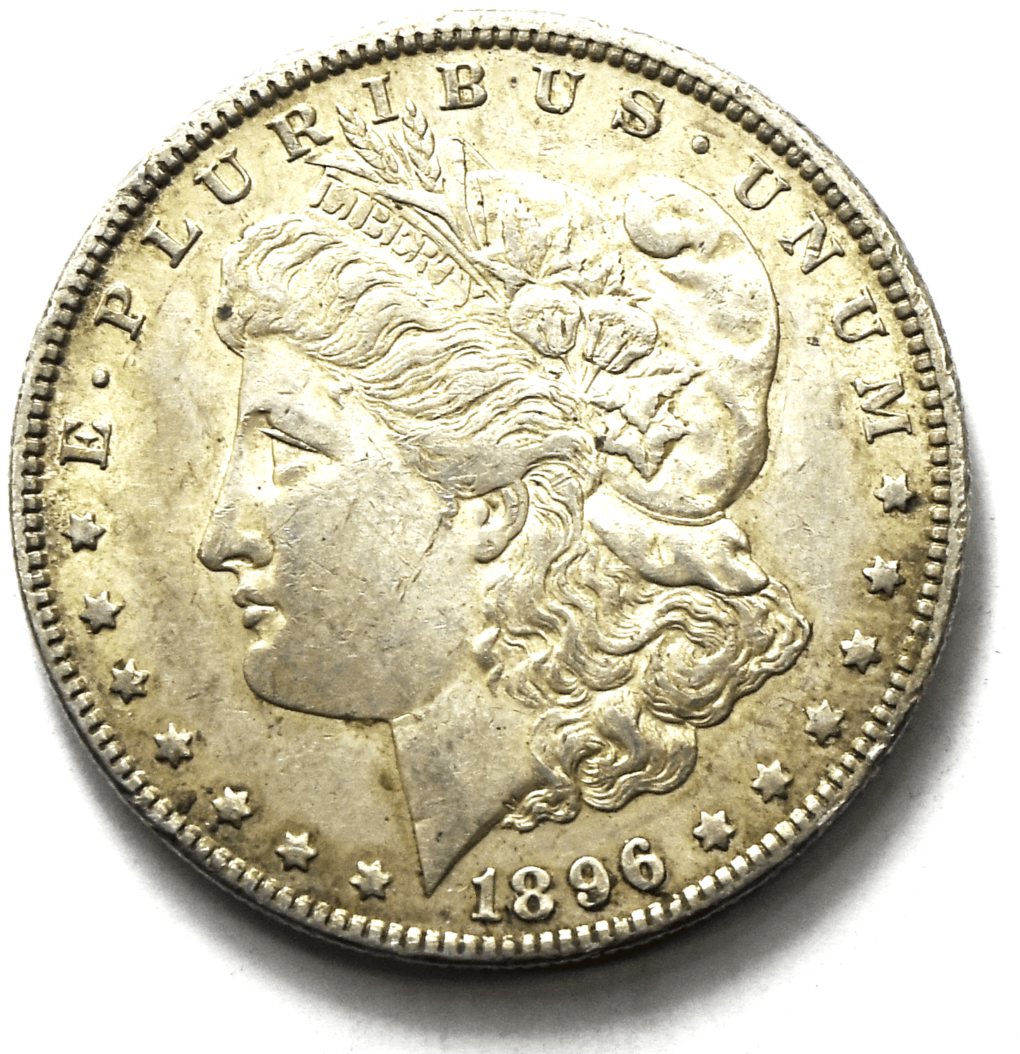 1896 O $1 Morgan Silver One Dollar US Coin New Orleans AU