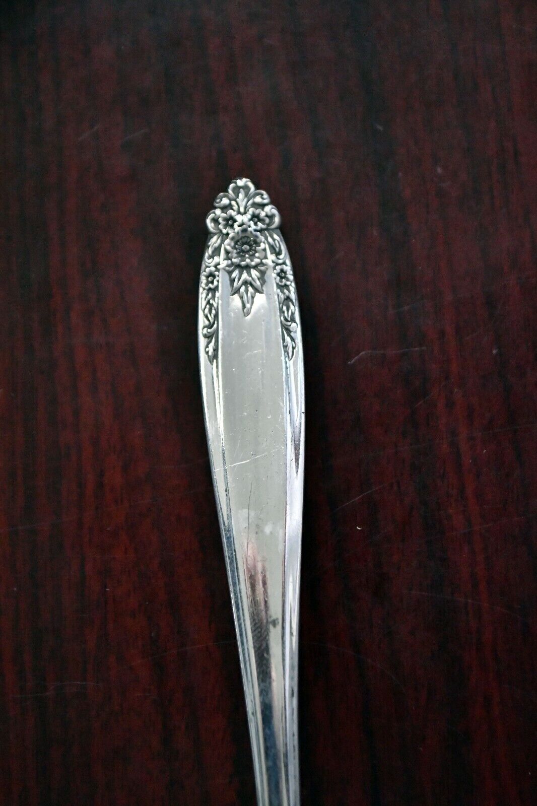 Prelude by International Sterling Silver 9" Large Cold Meat Serving Fork  2.6 oz