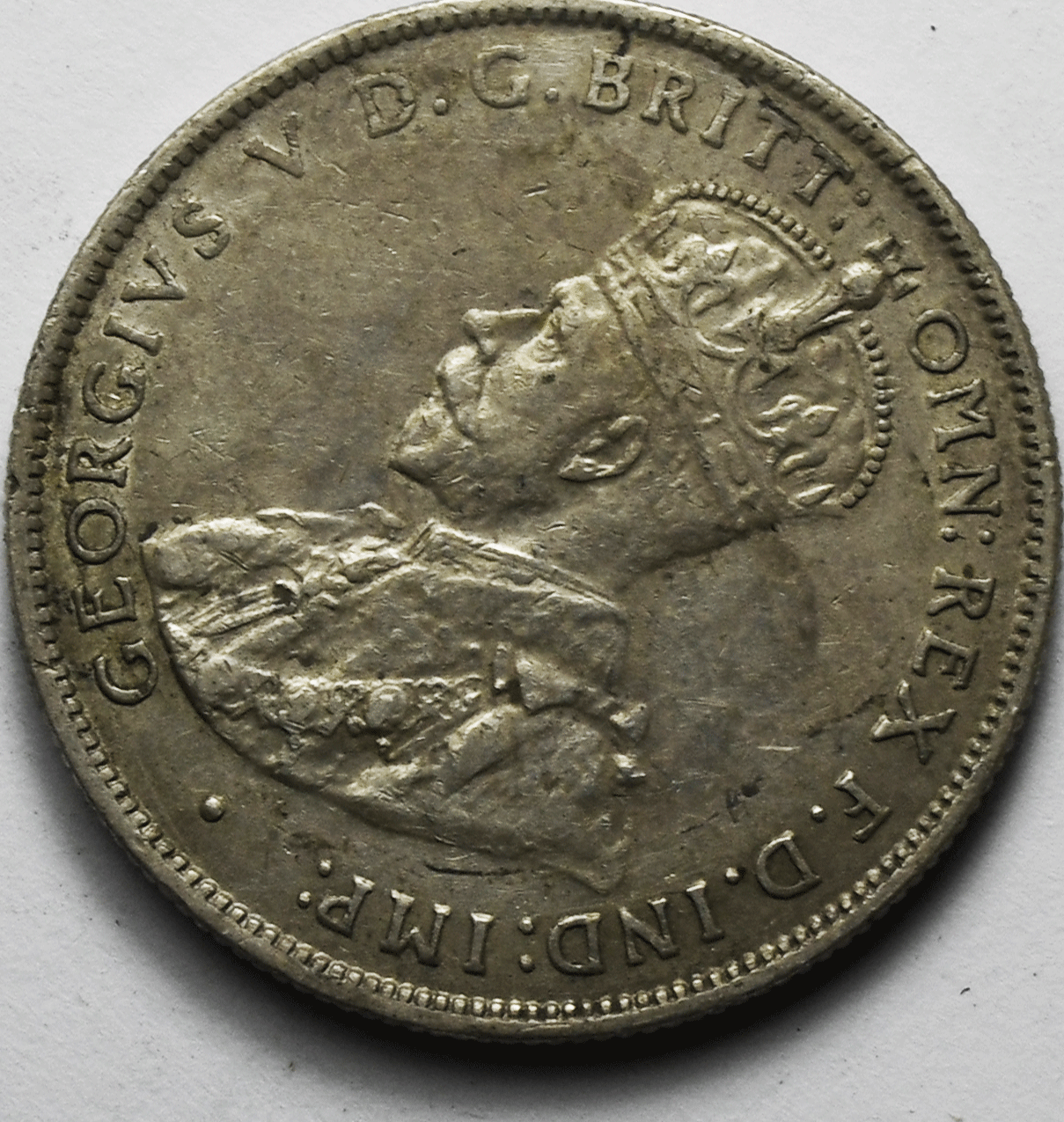 1931 Australia Florin Silver Coin  KM# 27