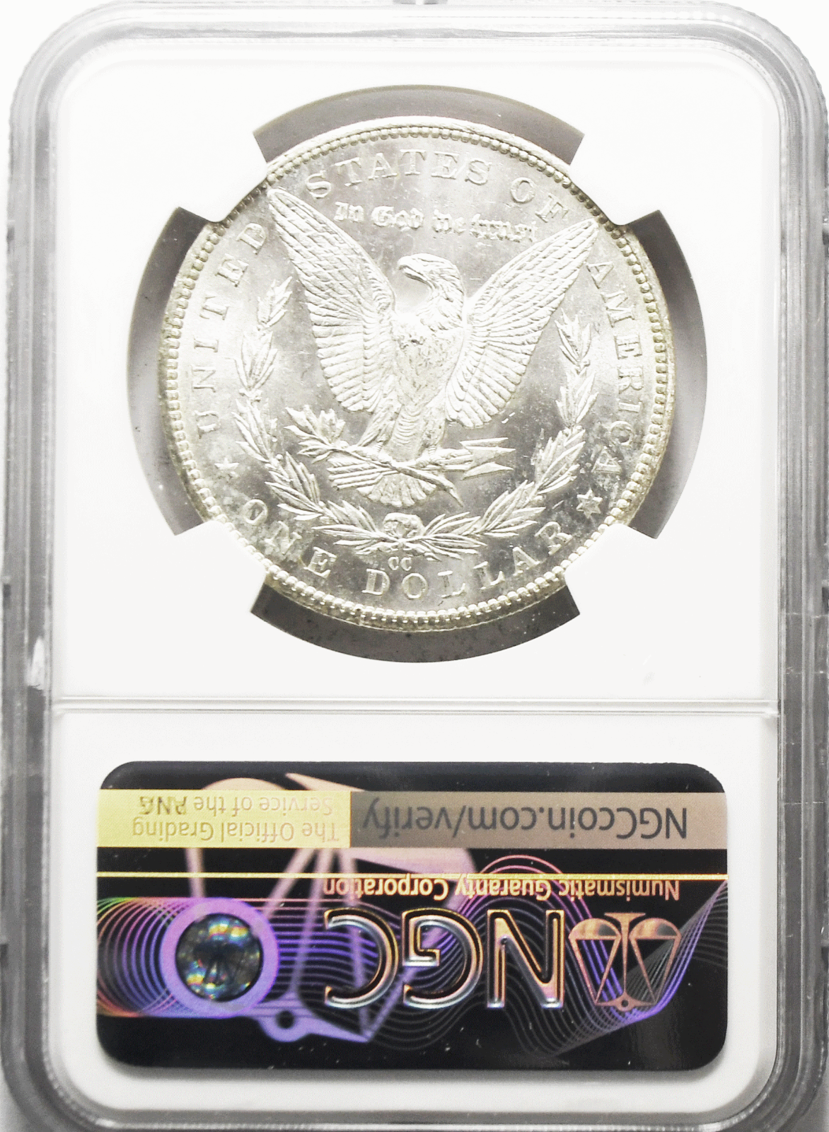 1884 CC $1 Morgan Silver One Dollar NGC  Carson City MS62