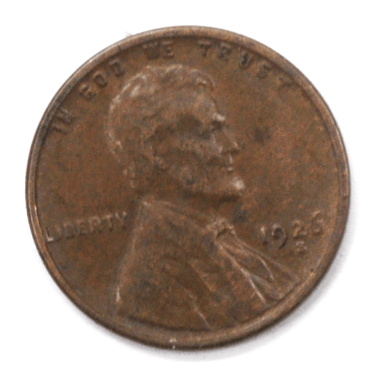 1926 S 1c Lincoln Wheat One Cent Penny Rare San Francisco VF