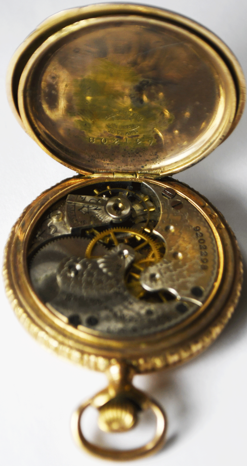 1901 Elgin Size 6 Grade 206 Gold Filled Hunters Case Pocket Watch NR