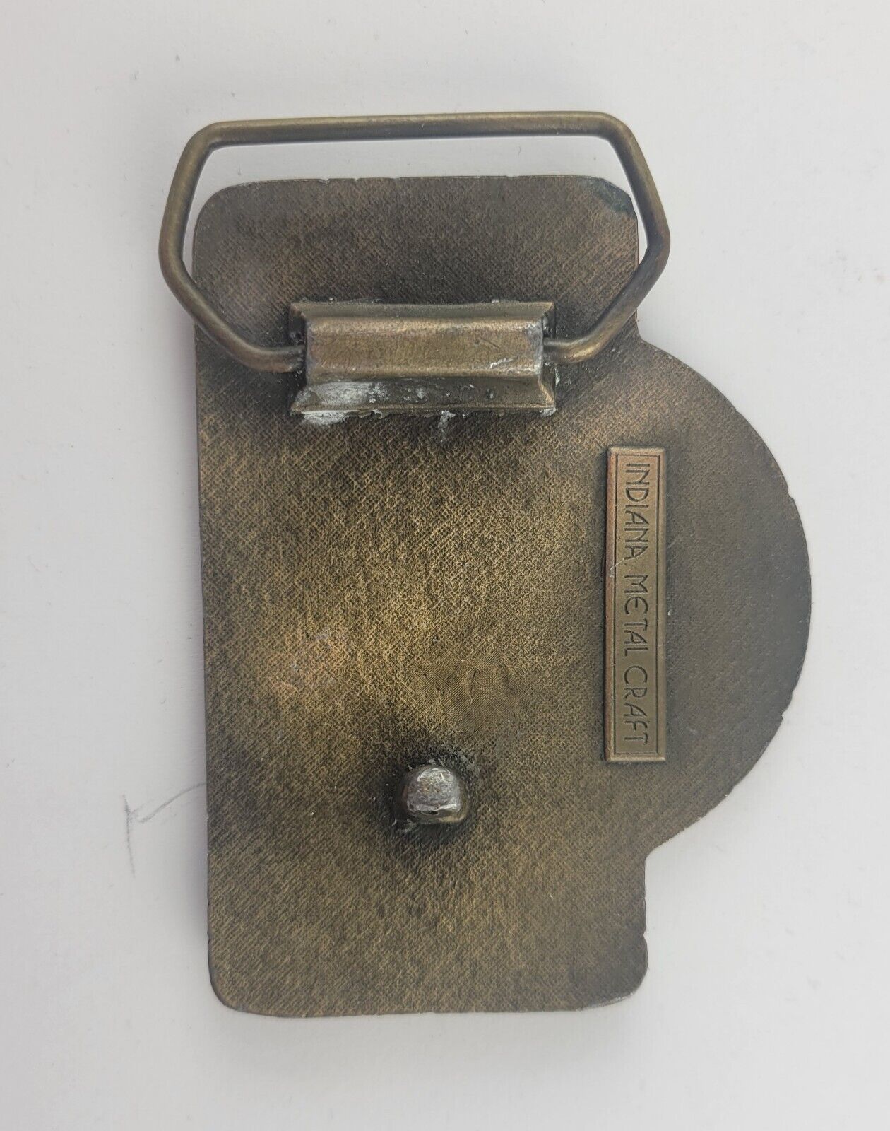 Benchmark Sour Mash Brass Belt Buckle Whiskey Bourbon Vintage Metal Kentucky