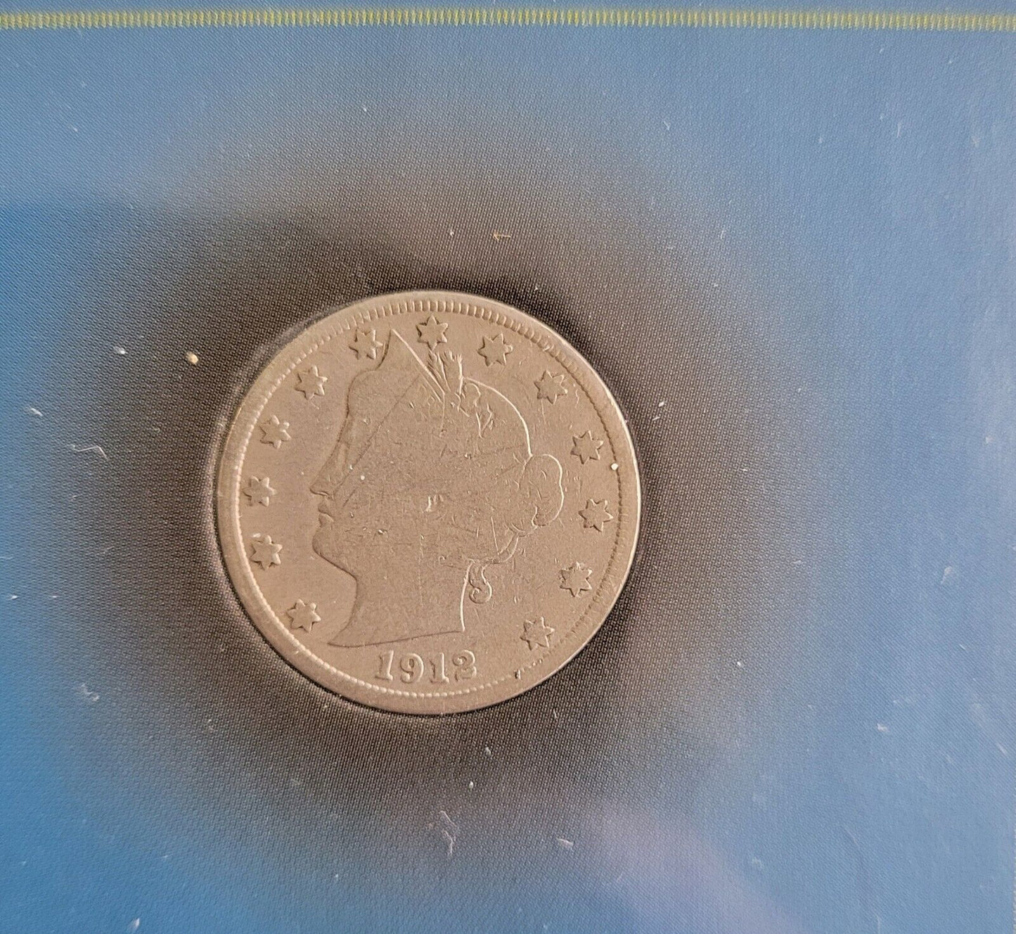 1912 American Liberty V Nickel , Year of the Titanic with COA