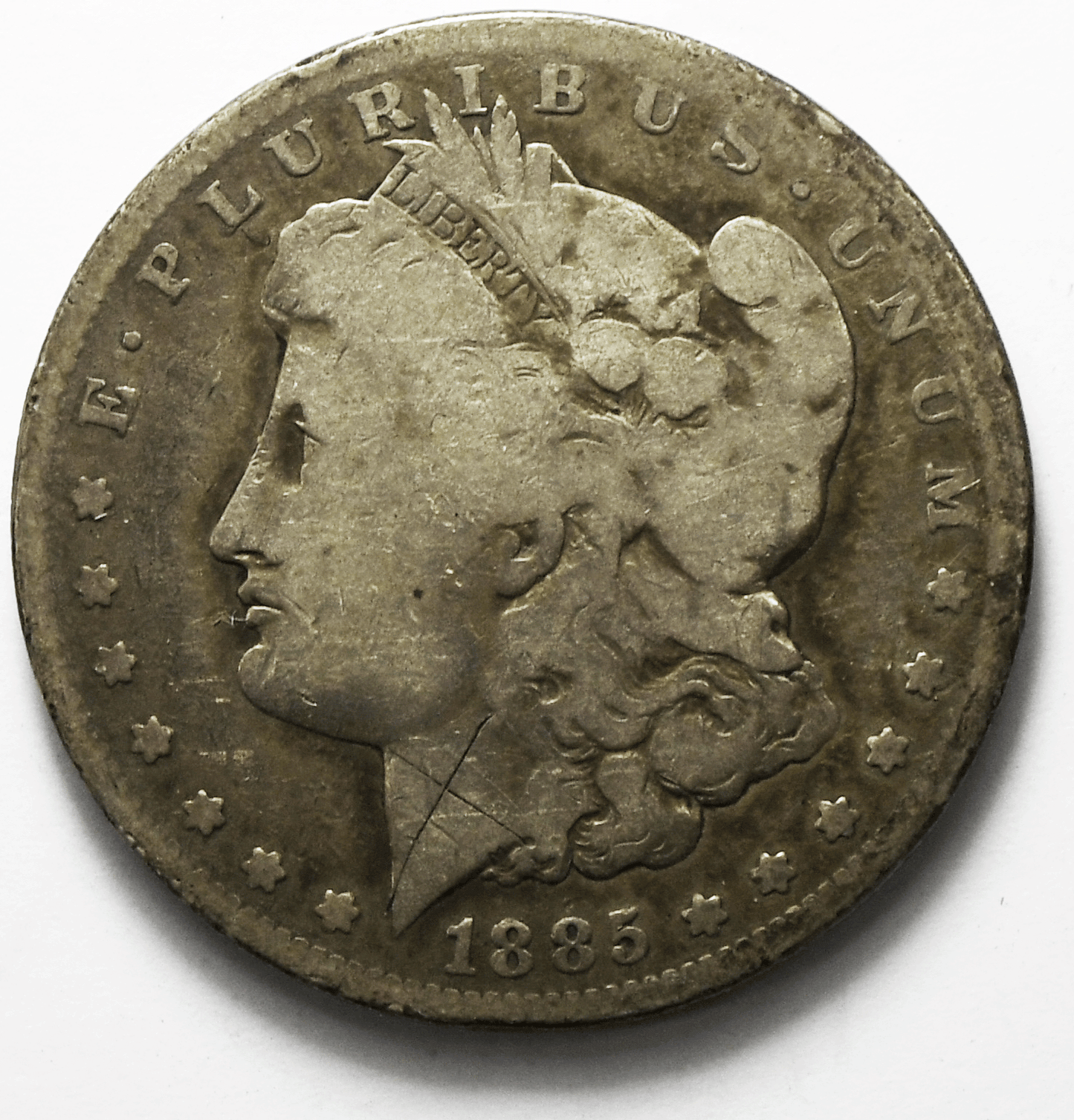 1885 S $1 Morgan Silver One Dollar San Francisco