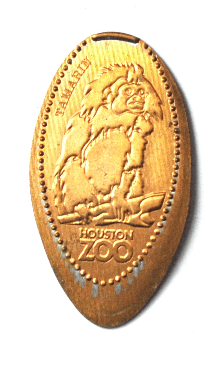 Kansas City Zoo Elongated Penny Tamarin 37mm