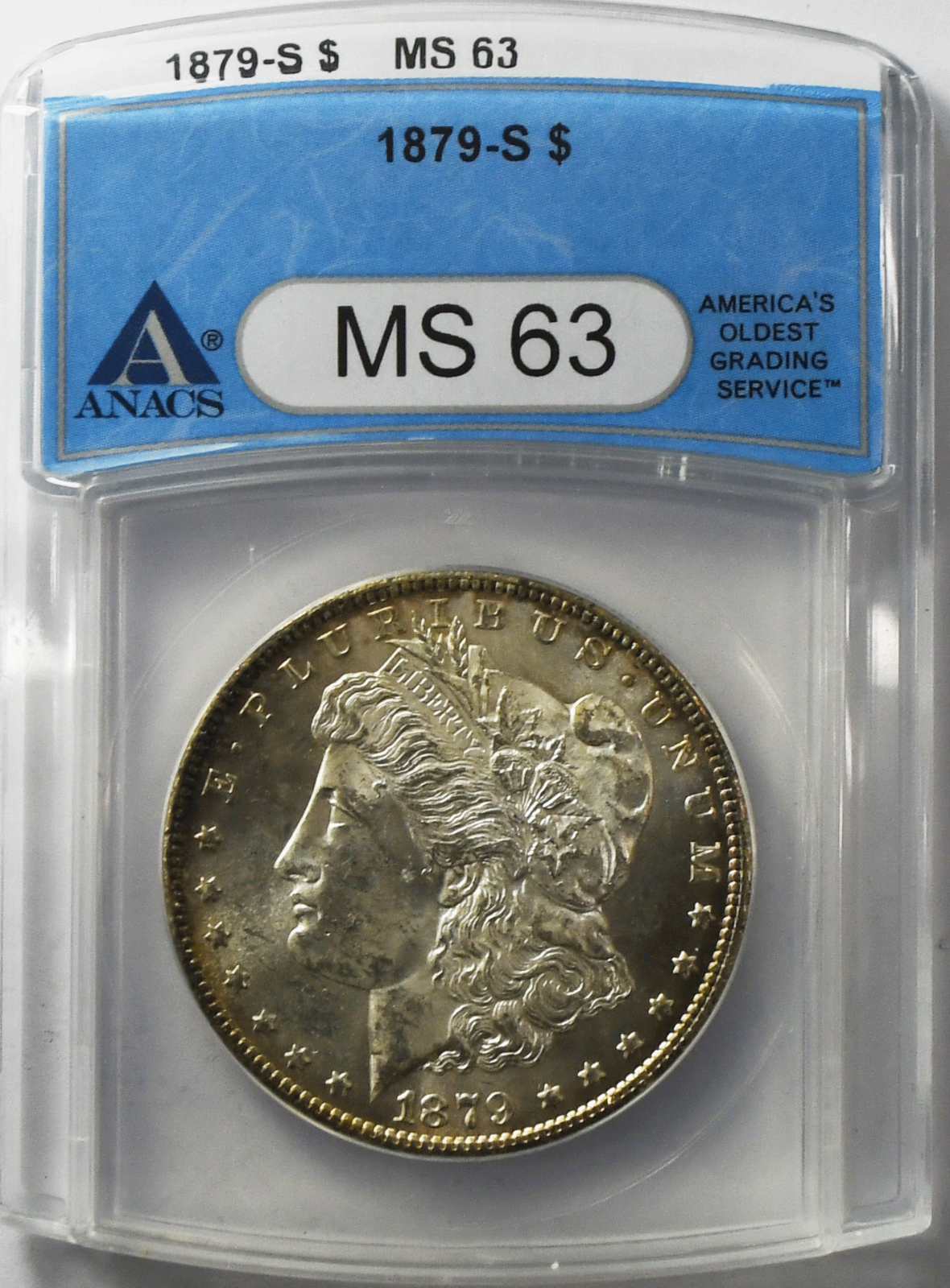 1879 S $1 Morgan Silver One Dollar US Coin San Francisco MS63