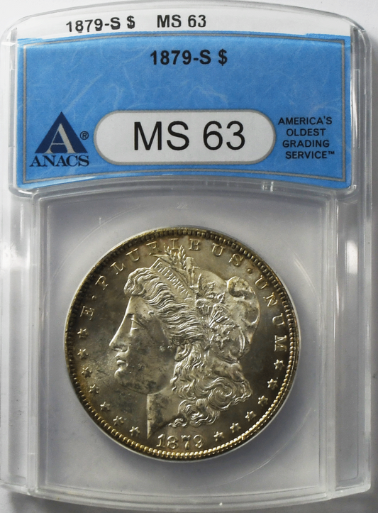 1879 S $1 Morgan Silver One Dollar US Coin San Francisco MS63