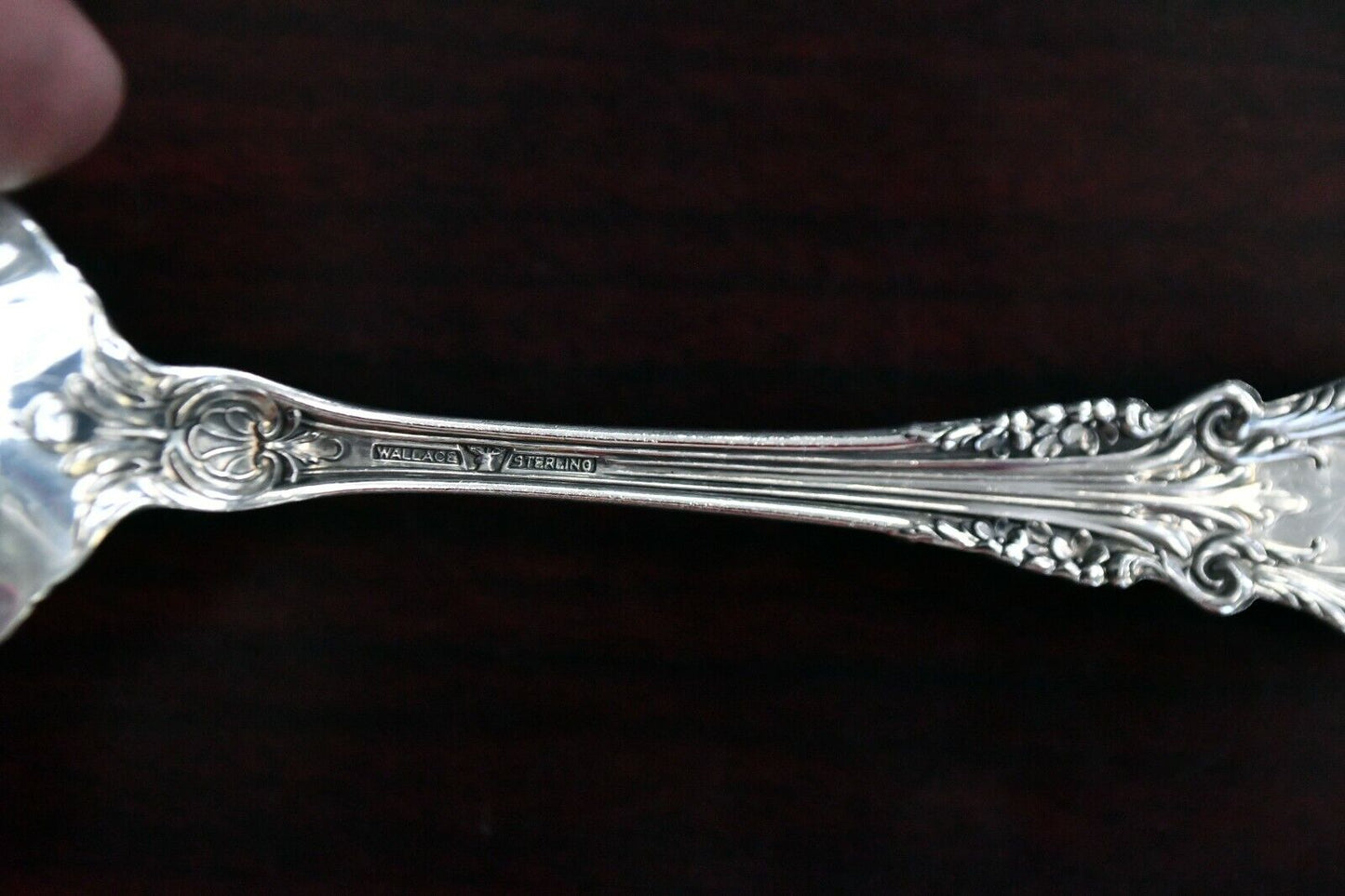 Sir Christopher by Wallace Sterling Silver 6" Solid Sugar Spoon 1.4 oz.