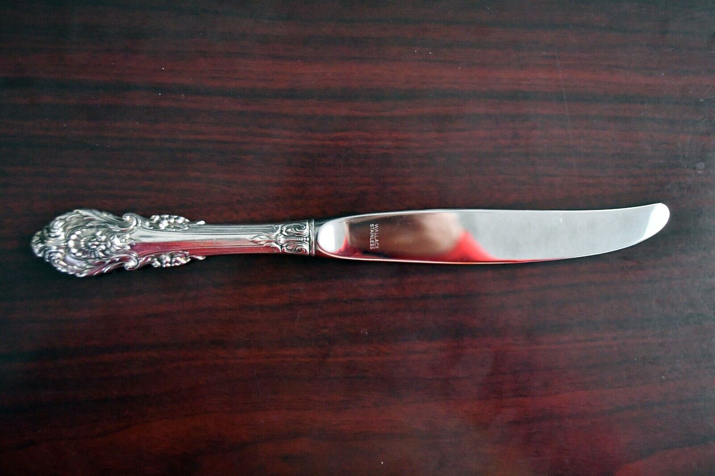 Sir Christopher by Wallace Sterling/Stainless 9 1/8" Modern Hollow Handle Knife