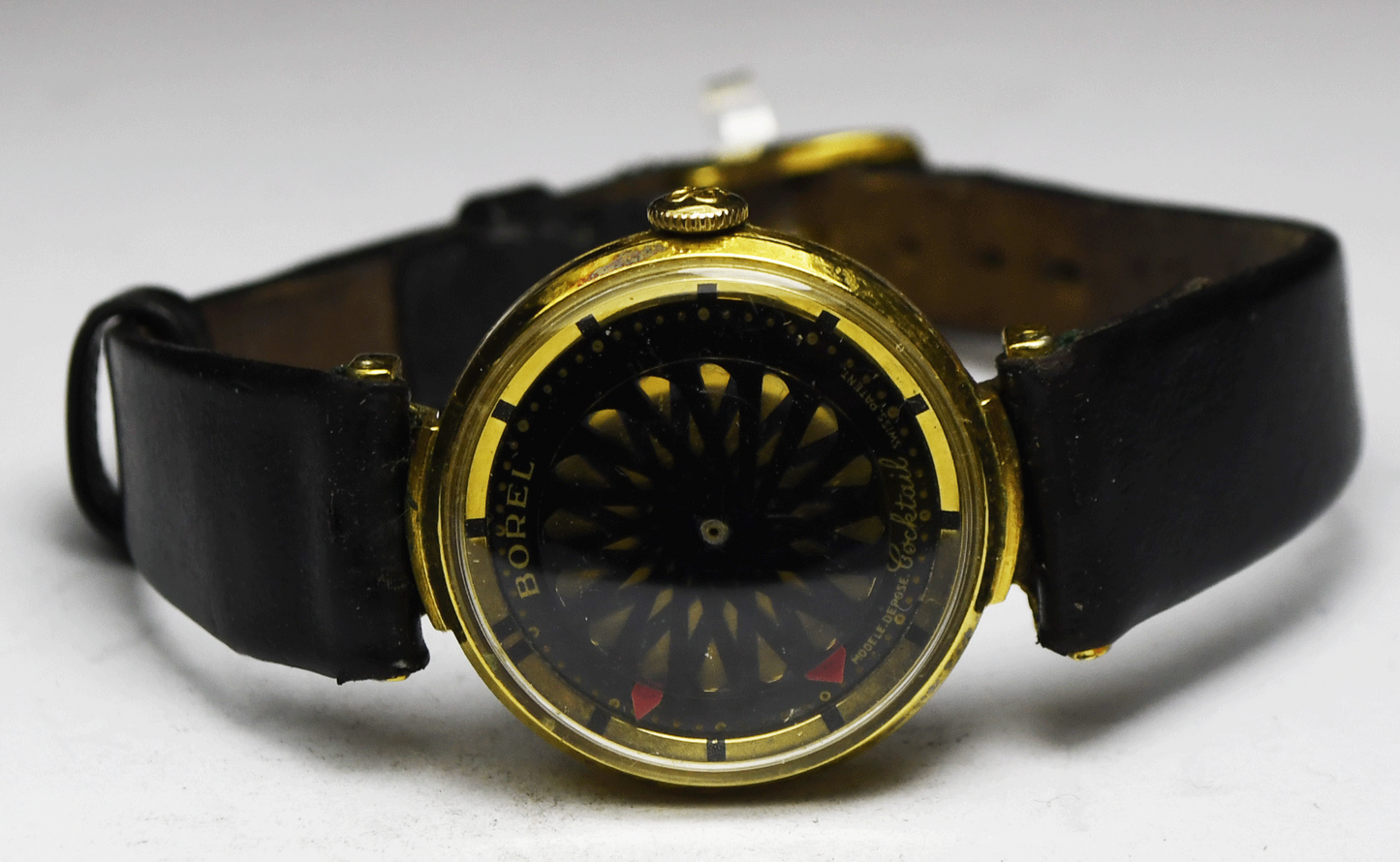 Women's Ernest Borel Mystery Dial Cocktail 25mm GEP Skeleton w Box & COA Watch