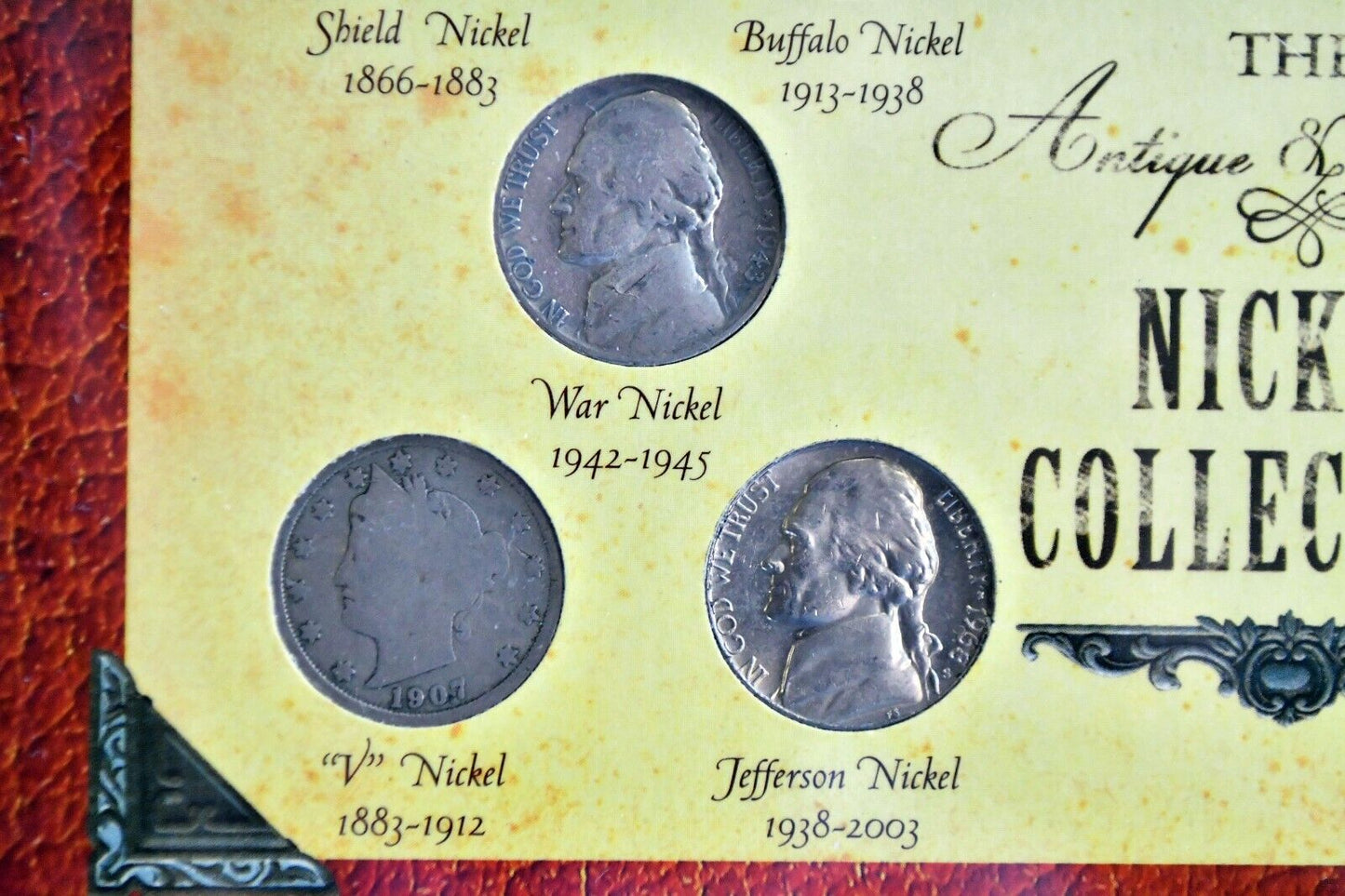 1867-2005 The U.S. Commemorative Gallery Historic Nickel Collection 10pc.
