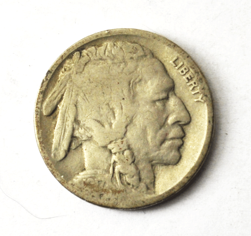 1917 S 5c Buffalo Nickel Five Cents San Francisco