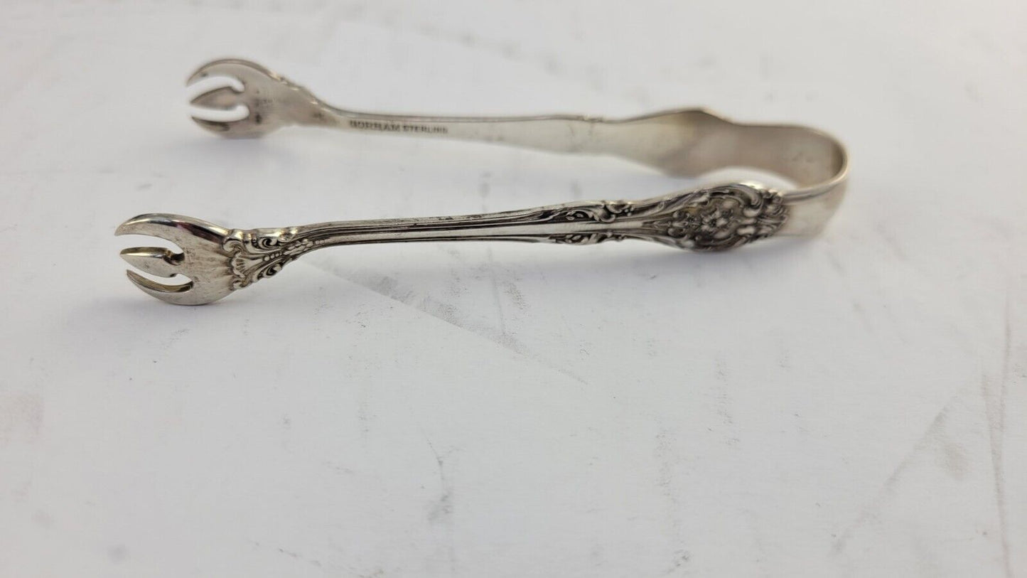 King Edward By Gorham Sterling Silver 4" Solid Sugar Tongs  .71oz.