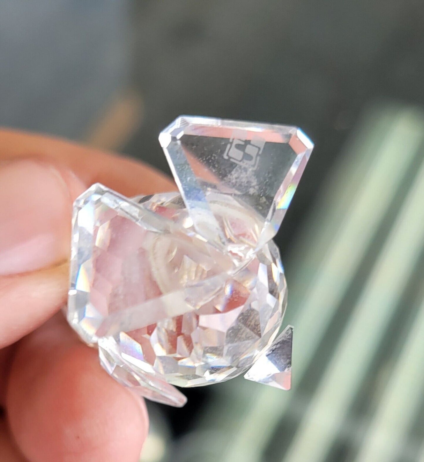 Vintage Swarovski Crystal Miniature Drake Duckling Bird No Box Austria