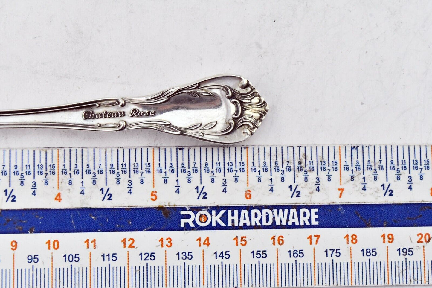 Chateau Rose by Alvin Sterling Silver 6 1/4" Round Bowl Cream Soup Spoon 1 oz.