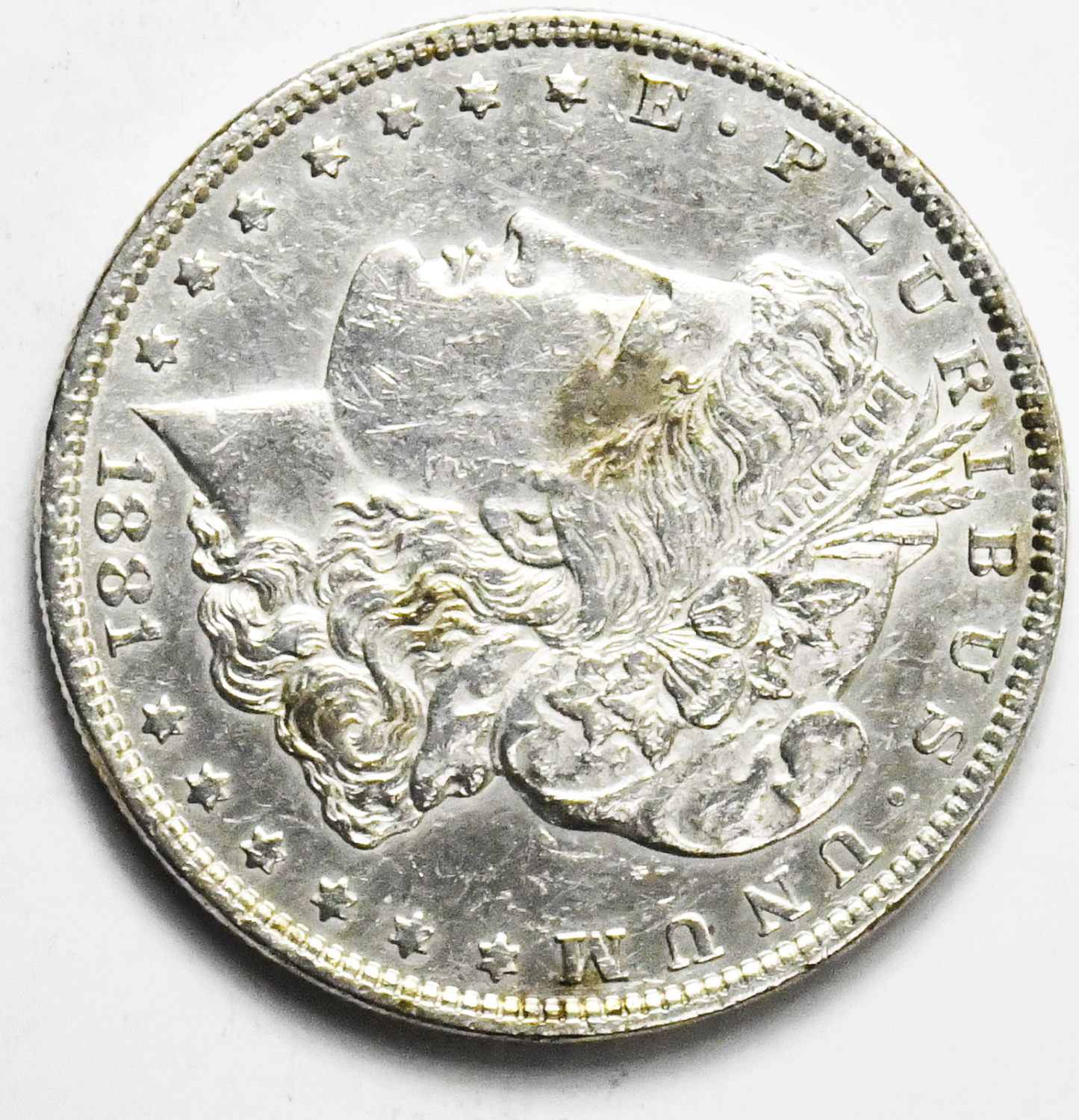 1881 O $1 Morgan Silver One Dollar New Orleans VAM 73