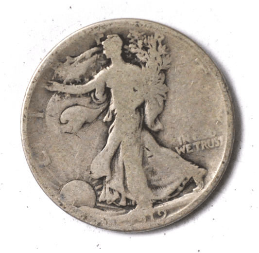 1919 50c Walking Half Dollar Fifty Cents US Philadelphia