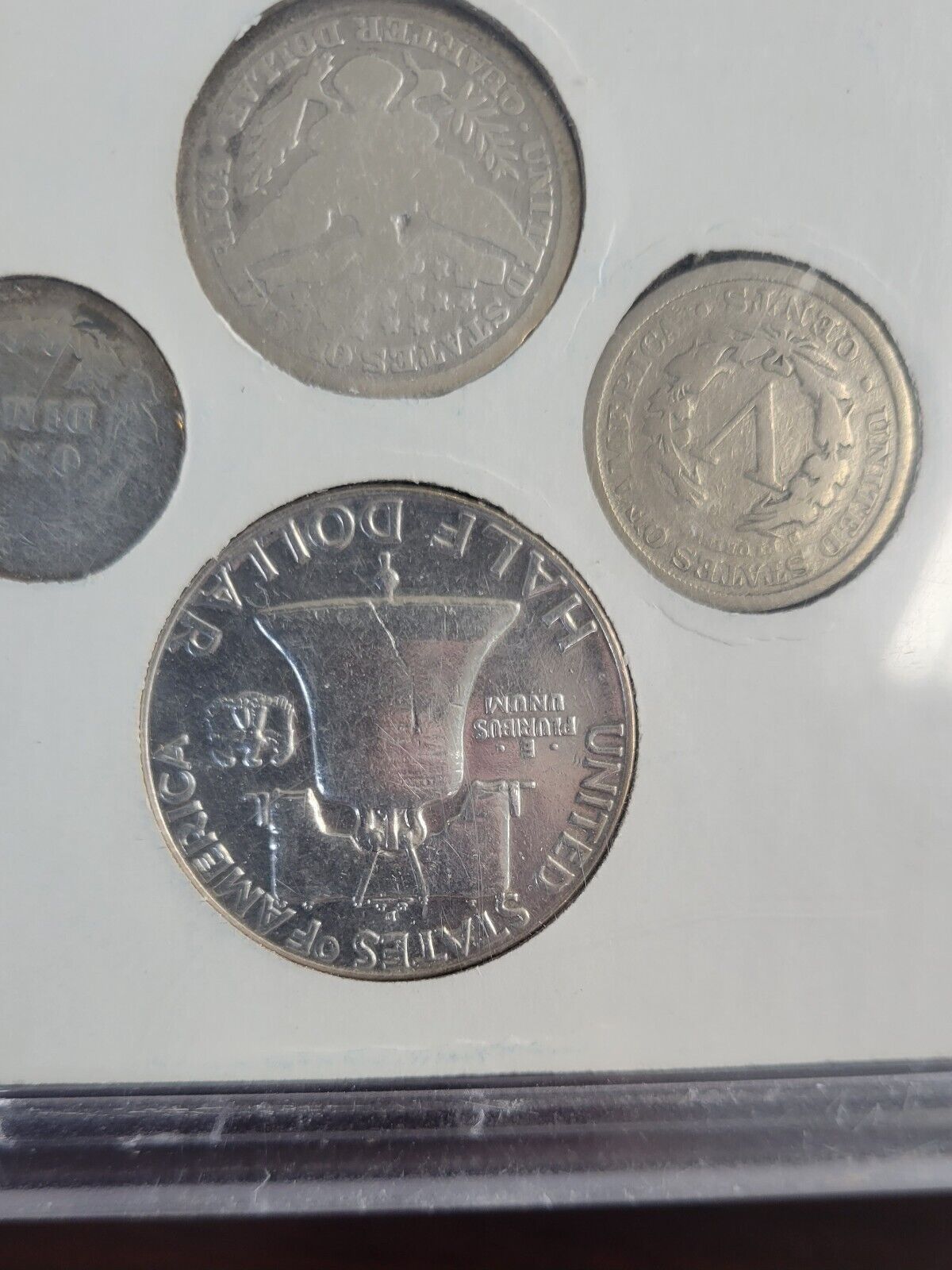 THE AMERICANA SERIES COIN SET Symbols Of Liberty Half, Quarter,  Dime,  Nickel