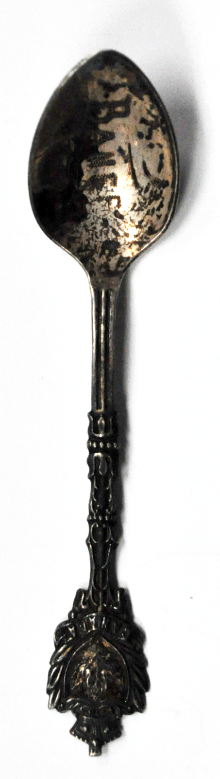 Sterling Silver Canada Banff Souvenir Spoon 4-1/4" Dark Toning