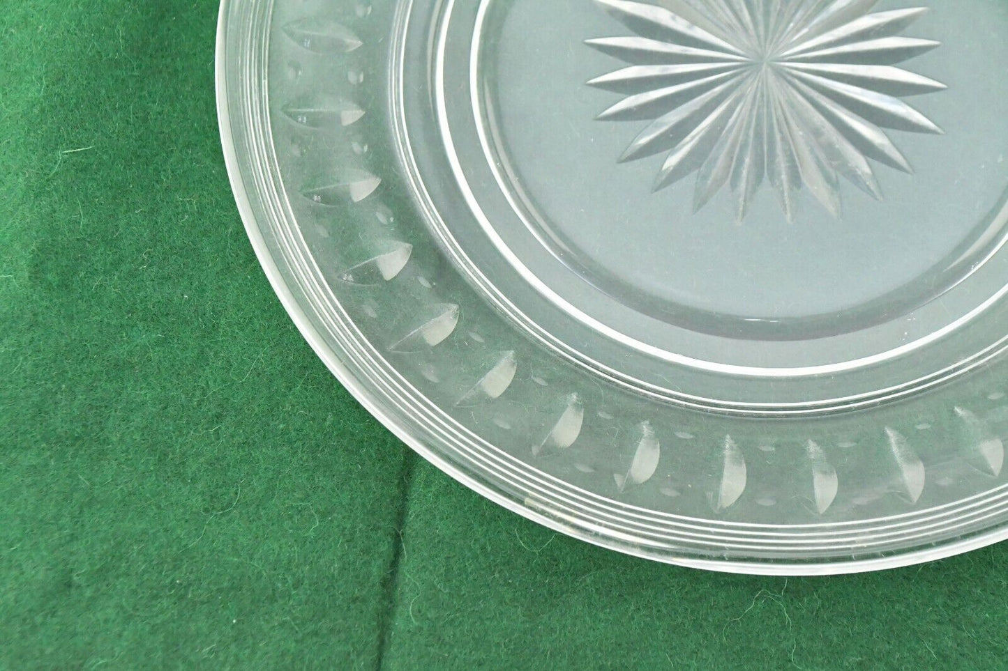 8 3/8" Stuart Dinnerware Crystal Glass Luncheon Bread Plate