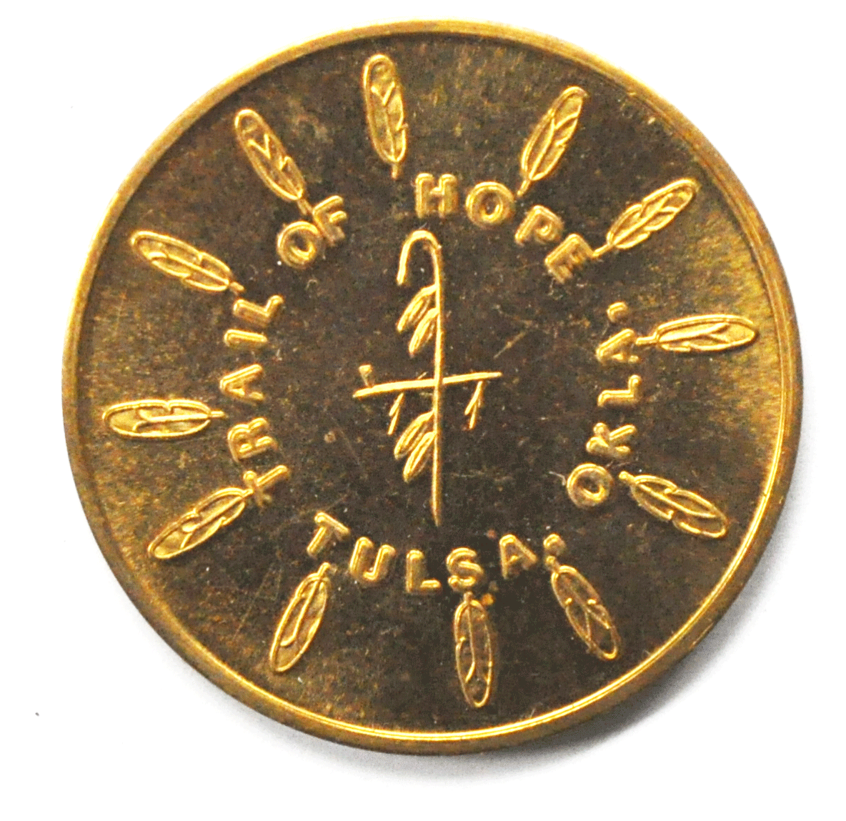 Trail of Hope Tulsa Oklahoma 96 Blessing of the Great Spirit Medal Token 39mm