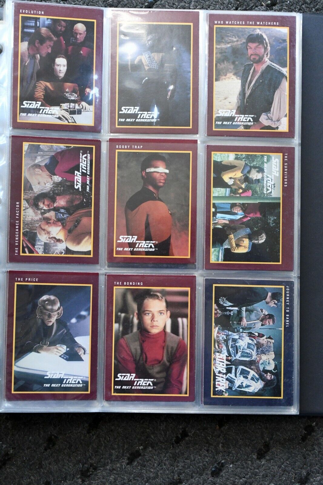 1991 25th Anniversary Star Trek 209 pc. Trading Card Set Impel Paramount