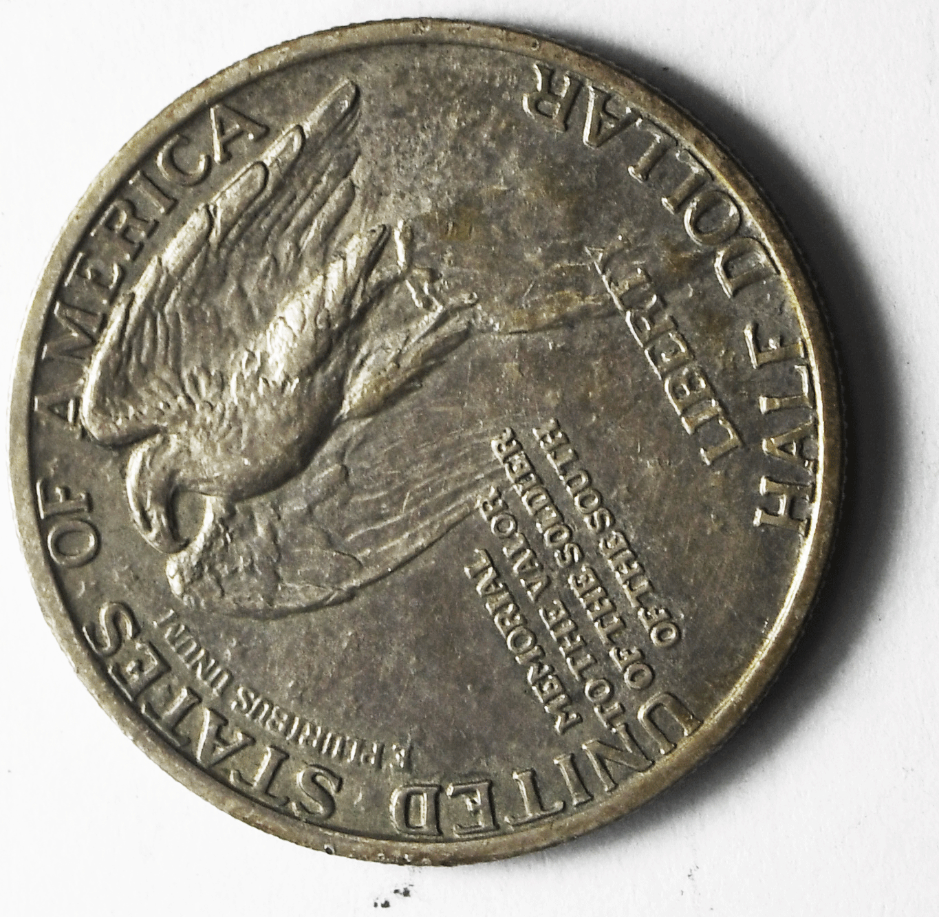 1925 50c Stone Mountain Commemorative Silver Half Dollar Silver Fifty Cents