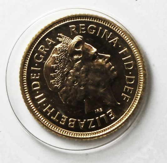 2005 Great Britain Gold Proof 1/2 Half Sovereign KM# 15 Low Mintage Sealed