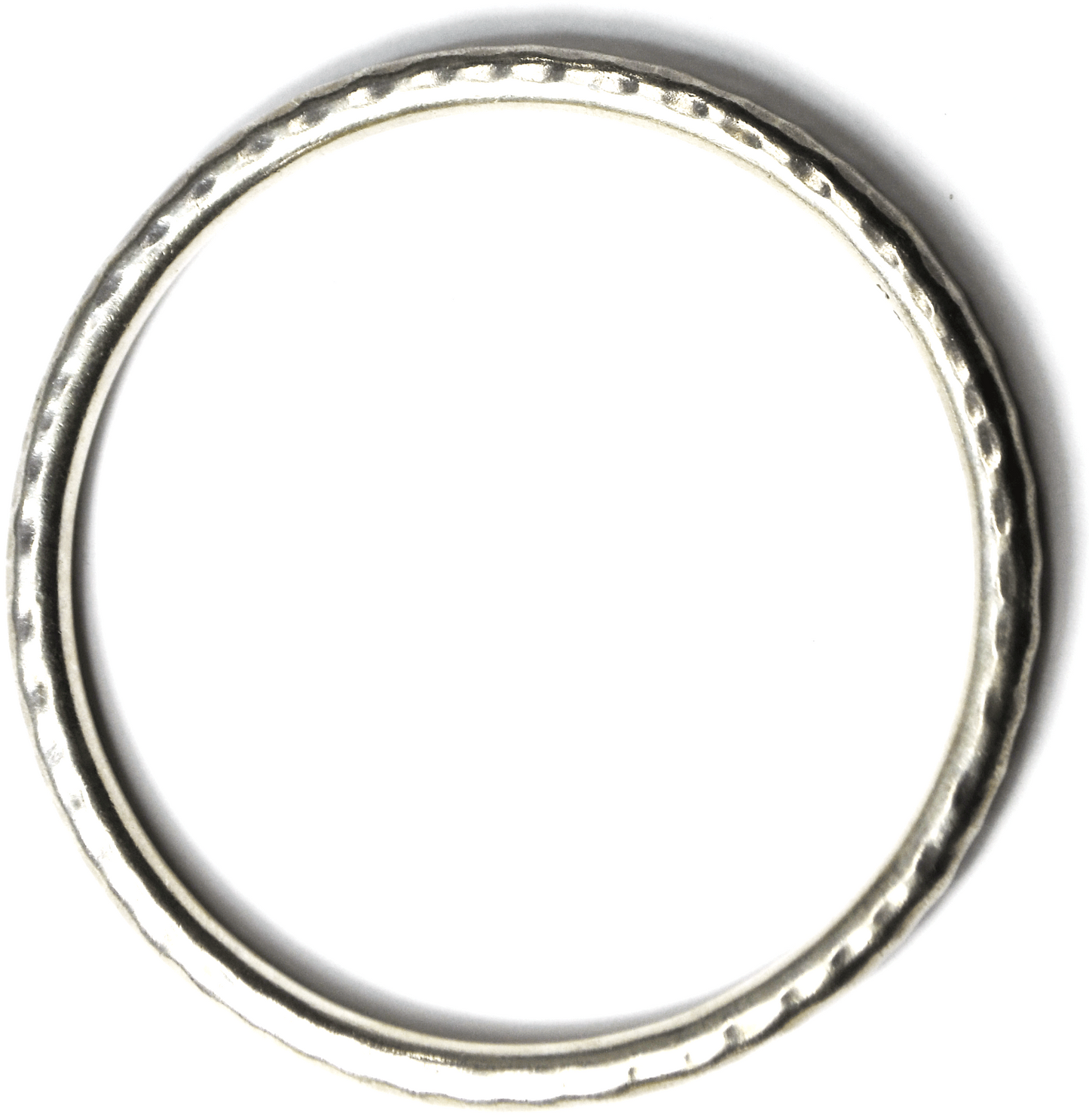 Sterling Silver Silpada Slim Hammered Bangle B1482