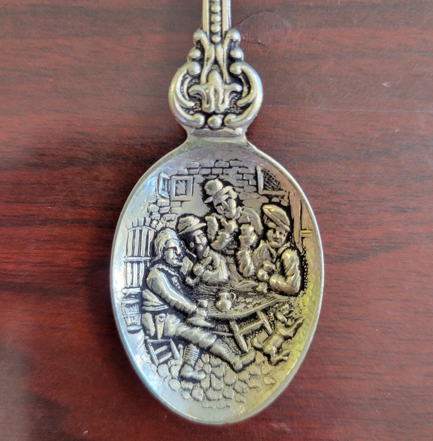 Vintage San Diego Souvenir Spoon Tavern Merriment Holland 4 7/8" California