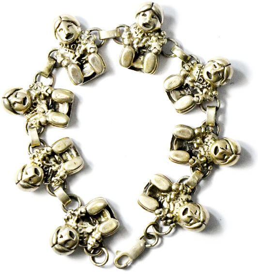 Sterling Silver Carol Felley Storyteller Chain Link 21mm 7-3/4" Bracelet