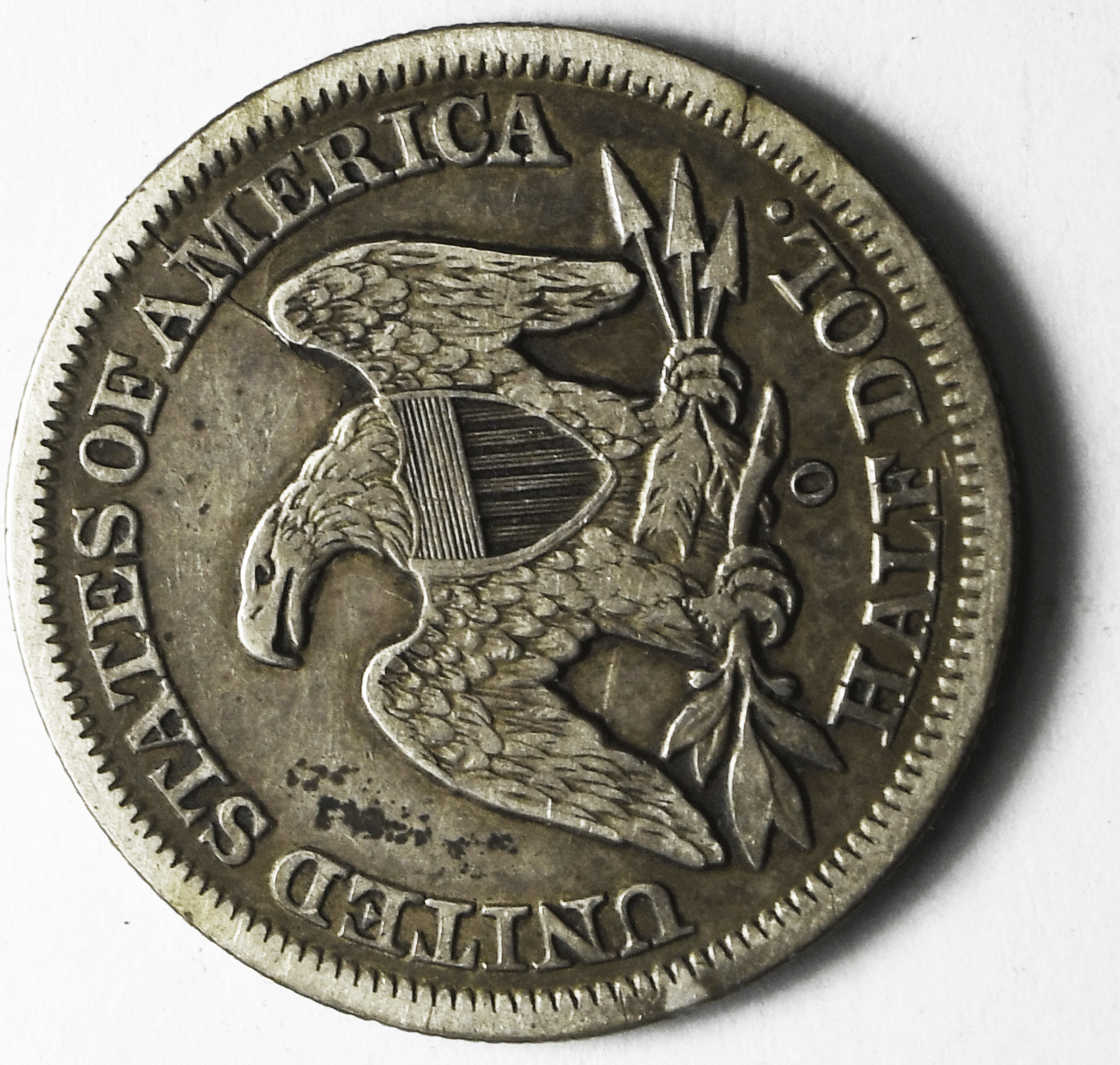 1854 O 50c Seated Liberty Silver Half Dollar Fifty Cents New Orleans