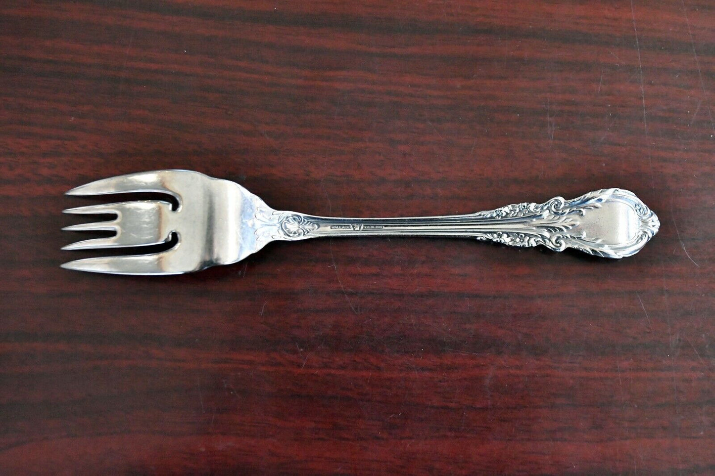 Sir Christopher by Wallace Sterling Silver 6 3/8" Solid Salad Fork 1.2 oz.