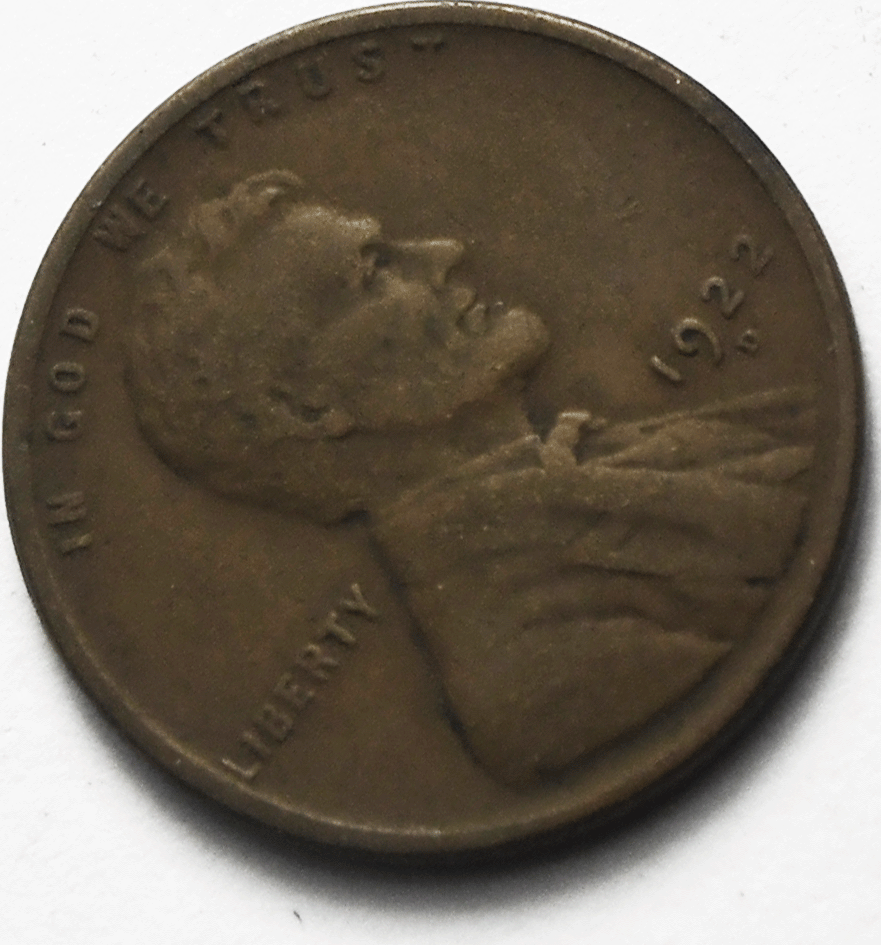 1922 D 1c Lincoln Wheat One Cent Penny Rare Denver