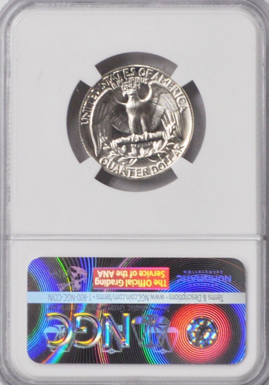 1964 25c Washington Proof Silver Quarter Dollar NGC PF67