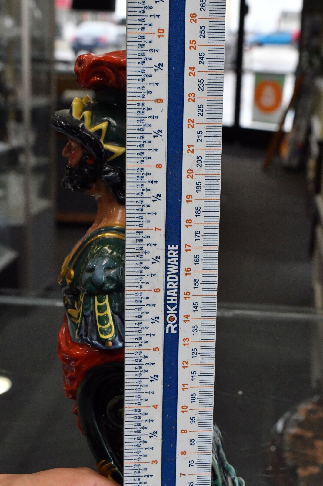 Royal Doulton Ships Figureheads Ajax #444 Ceramic Statue Made in England 9 1/2"