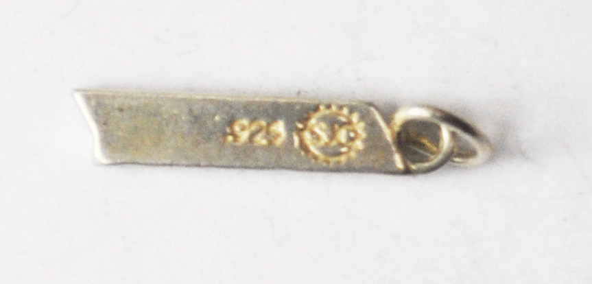 Sterling SJC Sundancer The Word ARMY Charm 21mm x 4mm