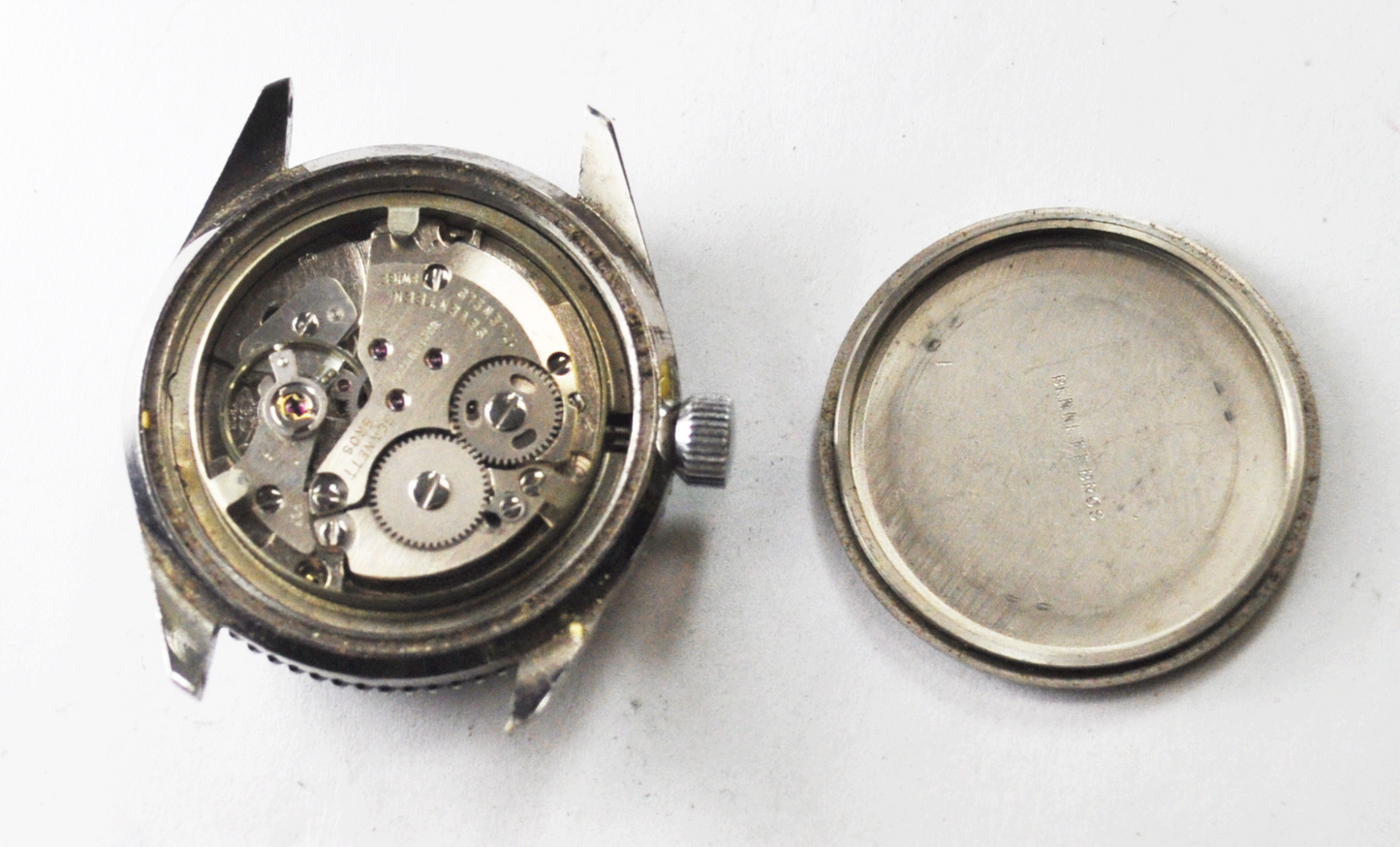Vintage Rockford 17 Jewels Manual Wind Wristwatch Bennett 1803 35mm Sport Diver
