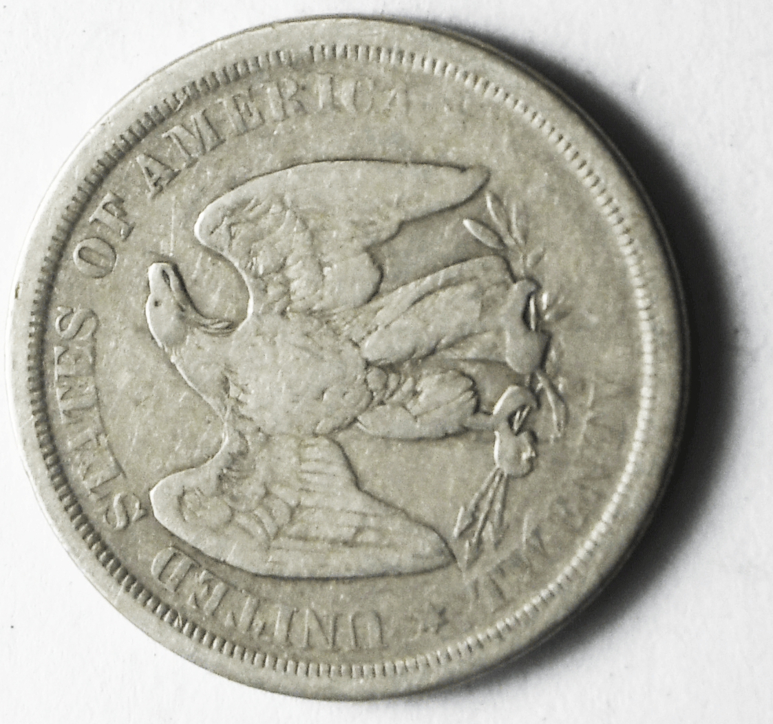 1875 S 20c Seated Liberty Silver Quarter Dollar Twenty Five Cents San Francisco