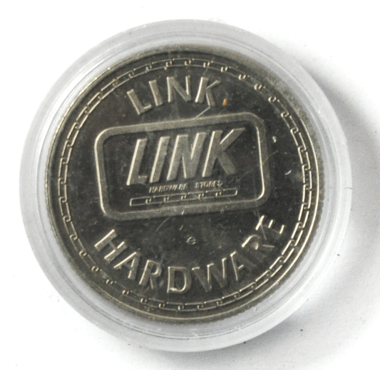 Canada 34mm Link Hardware Stores $1 Trade Token