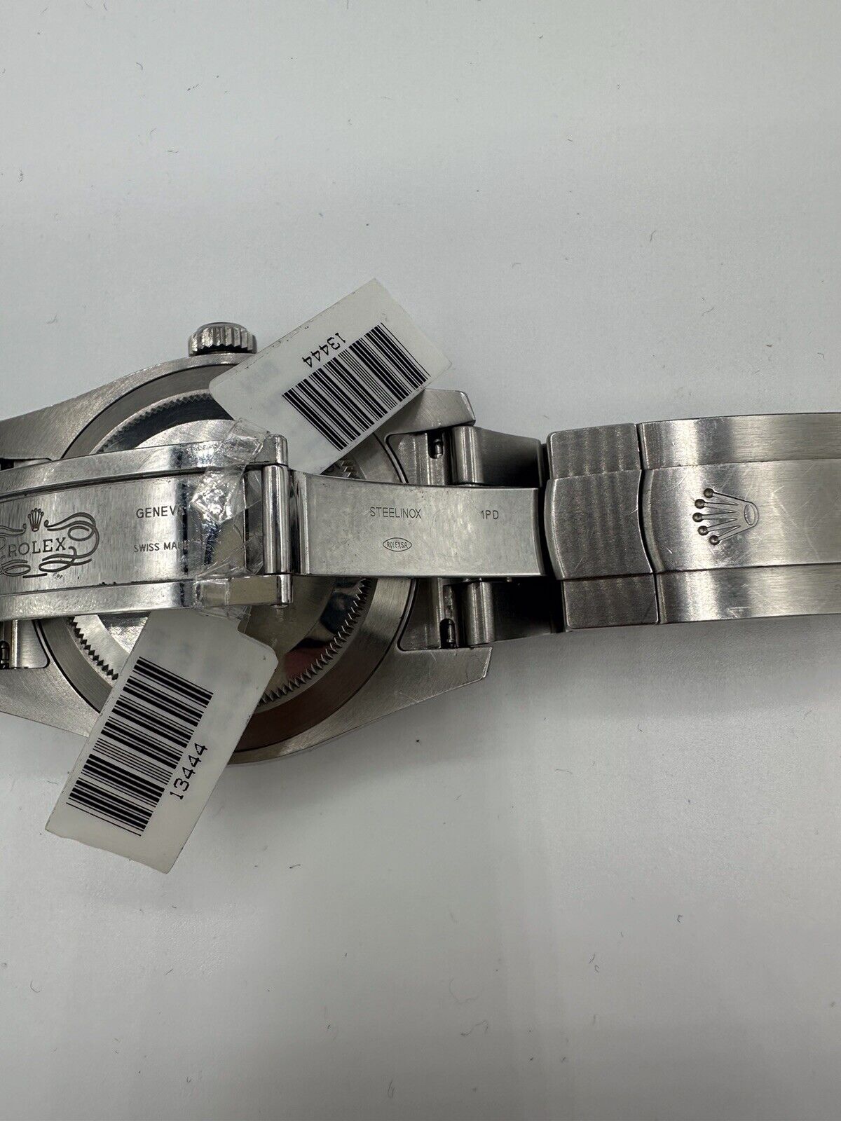 Rolex Air-King 116900 Silver Oyster Bracelet with Silver Bezel